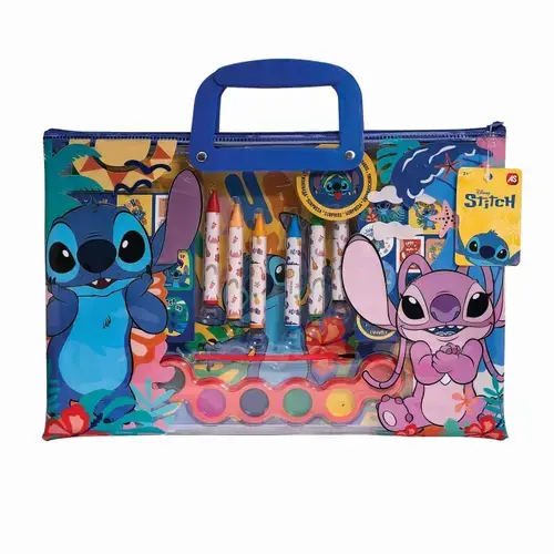 Set Pictura Happi Hobbi  Stitch, Geanta Transparenta