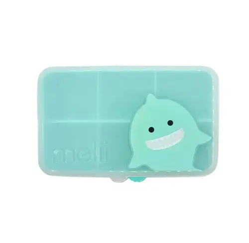Cutie pentru gustari Melii Rechin, cu 6 compartimente