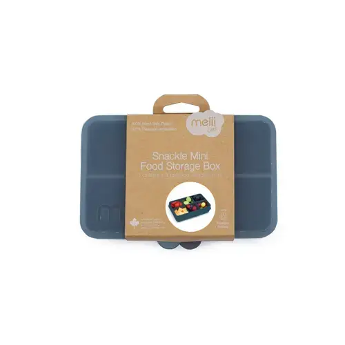 Cutie snack Melii Luxe, 6 compartimente, Albastru