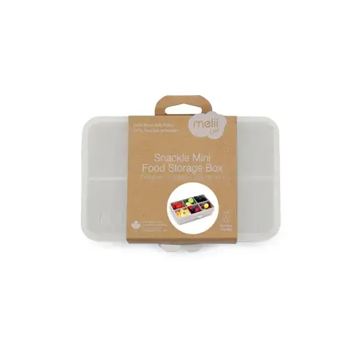 Cutie snack Melii Luxe, 6 compartimente, Crem