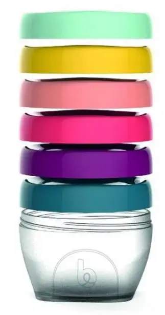 Set 6 boluri Babymoov pentru pastrarea hranei, 180 mL