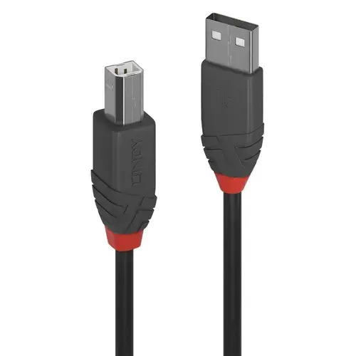 Cablu Lindy LY-36675, 5m, USB 2.0 Type A - USB-B