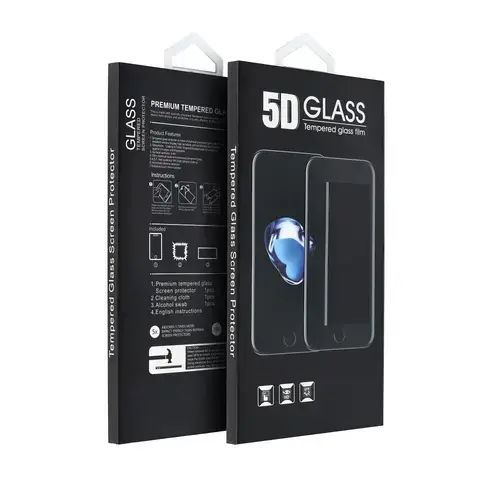 Folie de protectie Ecran OEM pentru Samsung Galaxy A54 A546 / S23 FE S711, Sticla Securizata, Full Glue, 5D, Neagra