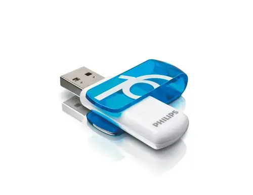 Stick USB Philips Vivid Edition FM16FD05B/00, USB 2.0, 16GB (Albastru)