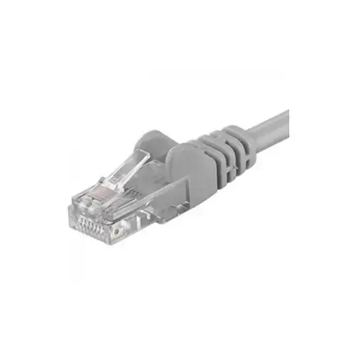 Patchcord UTP PremiumCord RJ45-RJ45 Cat.5e 15m, Gri