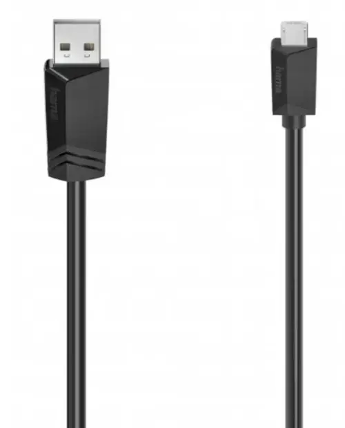 Cablu de date Hama 200609, microUSB, 3 m (Negru)
