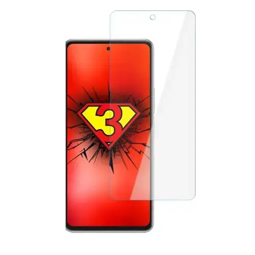 Folie protectie transparenta 3MK Flexible Glass compatibila cu Samsung Galaxy A53 5G (Transparenta)