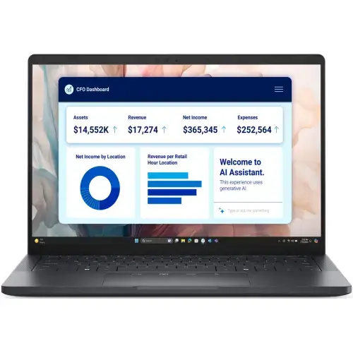 Laptop Dell Pro 13 Premium PA13250 (Procesor Intel® Core™ Ultra 7 268V (12M Cache, up to 5.00 GHz), 13.3inch QHD+ Touch, 5G, 32GB LPDDR5X, 1TB SSD, Intel Arc 140V Graphics, Windows 11 Pro, Negru/Gri)