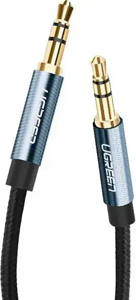Cablu audio Ugreen UGR512BLU, Jack 3.5mm la jack 3.5mm (Albastru)
