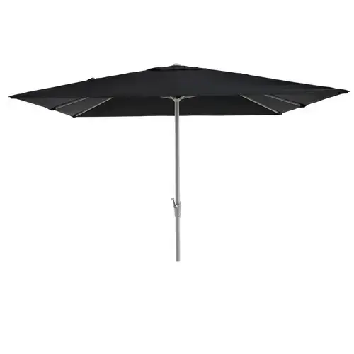 Umbrela terasa Naterial, aluminiu/poliester, 285 x 285 cm, H 271 cm, Gri