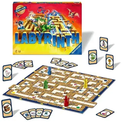 Joc Ravensburger - Labyrinth, lb. engleza, 2-4 jucatori, +7 ani
