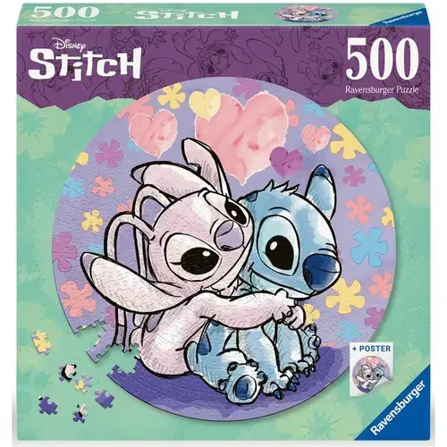 Puzzle Ravensburger - Disney Stitch, 500 piese