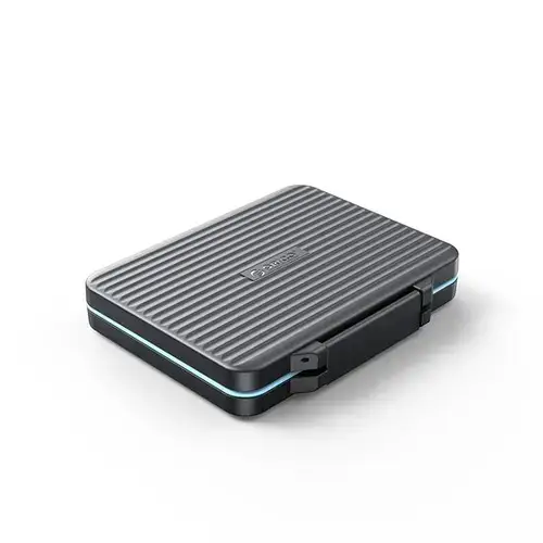 Cutie protectie Orico PHCD 3, capacitate 12 carduri SD, Negru
