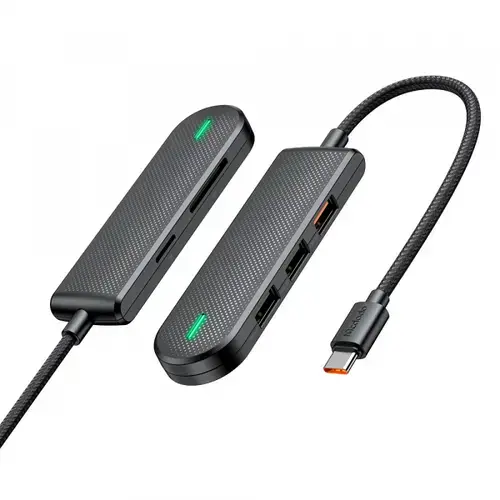 Hub USB-C McDodo HU-1430 Star, 5in1 (Negru)