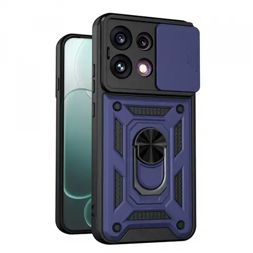 Husa pentru Oppo Reno16 F / Reno16 FS, Techsuit, CamShield, Albastra