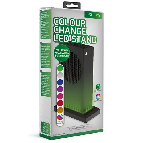 Suport LED RGB Venom VS3511 pentru Xbox Series S (Negru)
