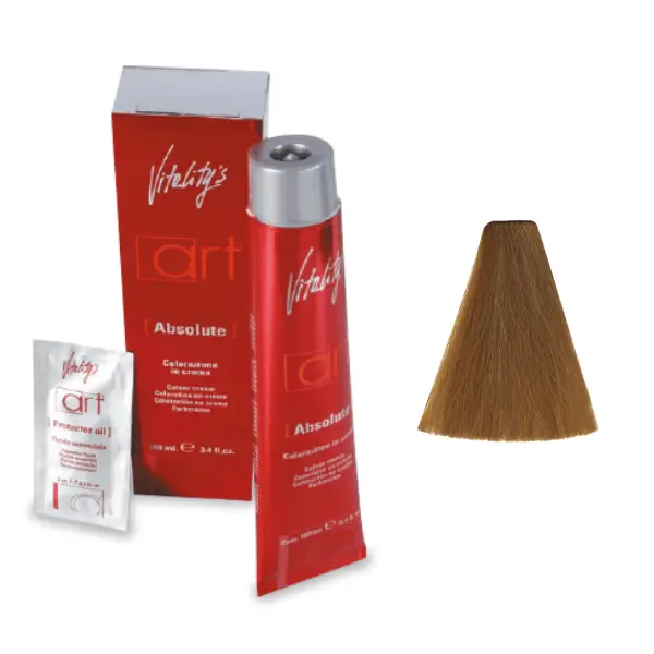 Vopsea permanenta de par Vitality's Art Absolute cu amoniac 8/31 Blond Deschis Nisipiu 100ml