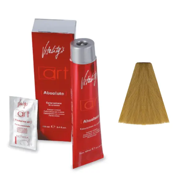 Vopsea permanenta de par Vitality's Art Absolute cu amoniac 9/31 Blond Foarte Deschis Auriu Cenusiu 100ml