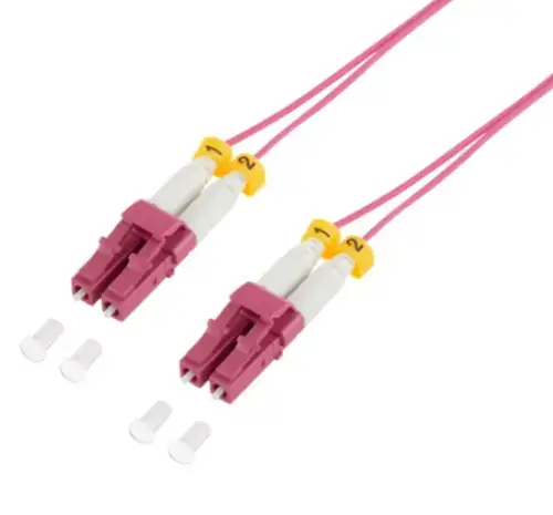 Patch Cord Fibra Optica Logilink FS4LC03, Multi-Mode, OM4, Duplex LC/UPC - Duplex LC/UPC, 3 m