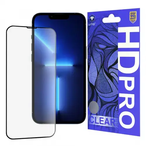 Folie de protectie Ecran Lito HD Pro Clear pentru Apple iPhone 14 Plus / 13 Pro Max, Sticla securizata