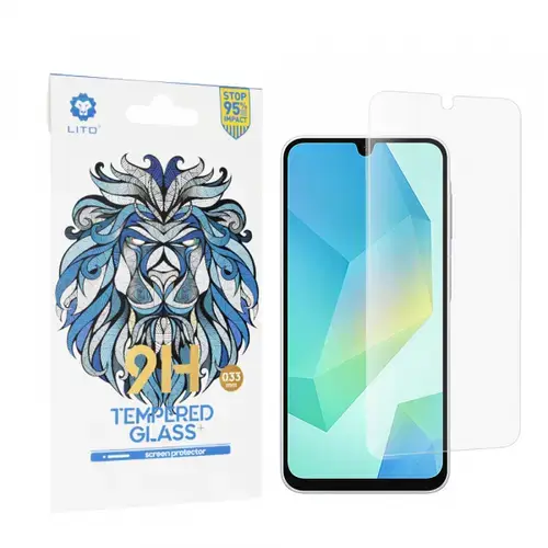 Folie de protectie Ecran Lito Classic pentru Samsung Galaxy A16 5G A166 / A16 4G A165, Sticla Securizata, Full Glue, 2.5D