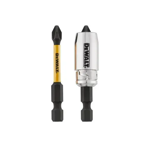 Bit de insurubat impact si maneca magnetica Screwlock 2 x PH2 50mm, DeWALT