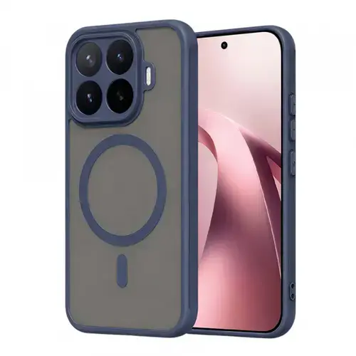 Husa MagSafe pentru Xiaomi 17T, Techsuit, HaloFrost II, Albastru
