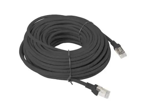 Patch cord Cat.6 UTP 20 m, Negru