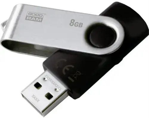 Stick USB GOODRAM UTS2, 8GB, USB 2.0 (Negru)