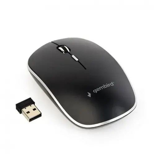 Mouse Gembird MUSW-4BS-01, 1600 DPI, Negru