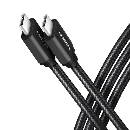 Cablu de date Axagon SPEED, USB-C / USB-C, QC4.0, 3A, 300cm, Negru