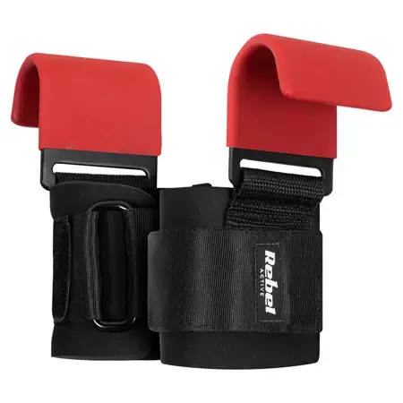 Set 2 carlige ridicare greutati Rebel Active RBA-2505