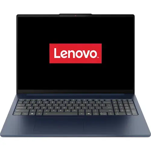 Laptop Lenovo IdeaPad Slim 5 16IPH11 (Procesor Intel® Core™ Ultra 7 356H (18M Cache, up to 4.70 GHz), 16inch 2.8K OLED 120Hz, 32GB, 1TB SSD, Intel Graphics, Albastru)