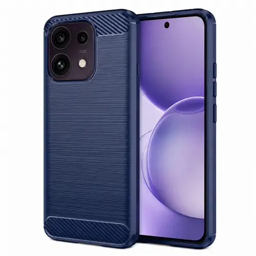 Husa pentru Oppo Reno16 F / Reno16 FS, Techsuit, Carbon, Albastra
