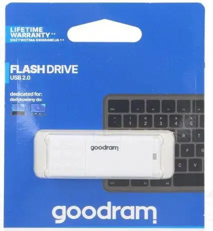 Stick USB GOODRAM UME2, 64GB, USB 2.0 (Alb)
