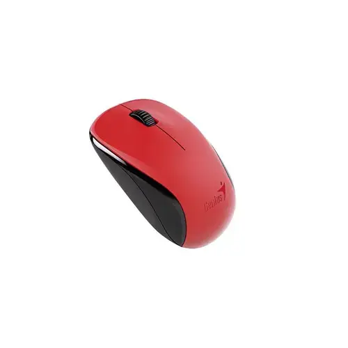 Mouse Optic Genius NX-7000, Pentru PC sau Notebook, 2.4GHz,  1200 dpi, 3 butoane, Wireless (Rosu)