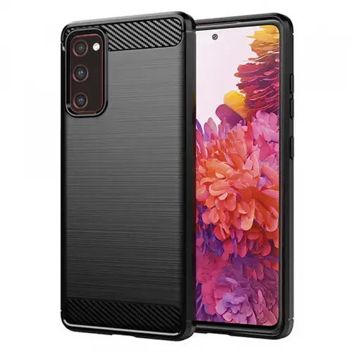 Husa pentru Samsung Galaxy S20 FE 2022 G781 / S20 FE 5G G781 / S20 FE G780, Techsuit, Carbon, Neagra