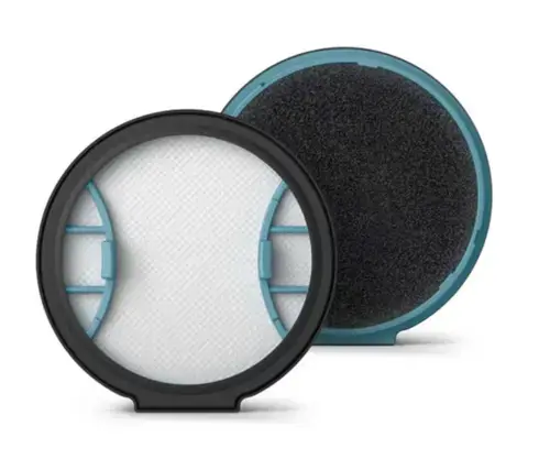 Filtru de schimb Philips XV1631/01, compatibil cu gama Philips seria 3000, Include un filtru din spuma lavabil si un filtru de admisie cu cadru