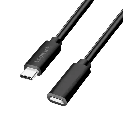 Cablu alimentare si date LOGILINK CU0210,  USB 2.0, USB Type-C (T) la USB Type-C (M), 1m, PD 100W, 2 x ecranat, plastic, Negru