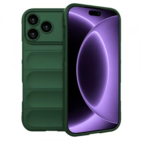 Husa pentru Apple iPhone 18 Pro / 17 Pro, Techsuit, Magic Shield, Verde