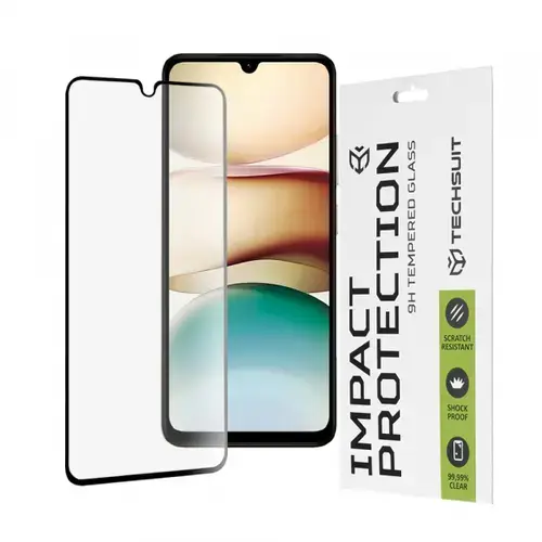 Folie de protectie Ecran Techsuit pentru Xiaomi Redmi A5 4G (Standard), Sticla Securizata, Full Glue, 111D