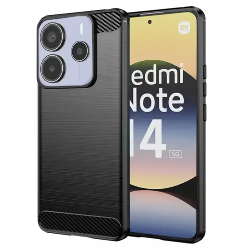Husa pentru Xiaomi Redmi Note 14 5G, Techsuit Carbon