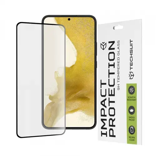 Folie de protectie Ecran Techsuit pentru Samsung Galaxy S23+ S916 / S22+ 5G S906, Sticla Securizata, Full Glue, 111D