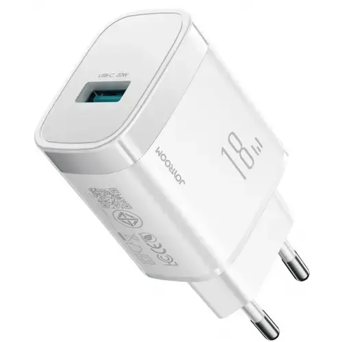 Incarcator Retea Joyroom JR-TF4, 18W, 3A, 1 x USB-A (Alb)