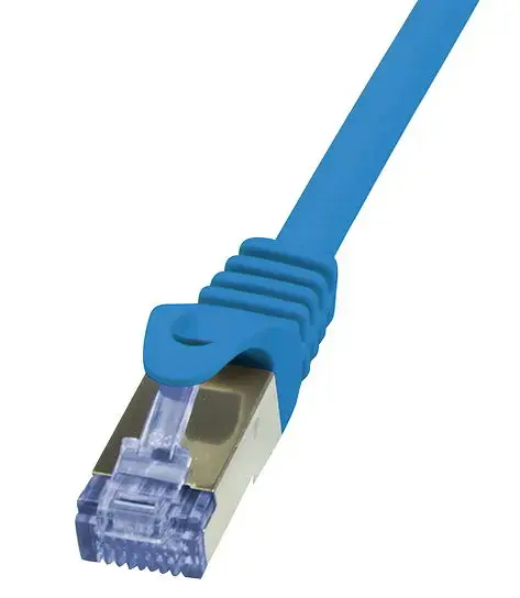 Cablu S/FTP LogiLink CQ3046S, Cat.6A, Patchcord (Albastru)