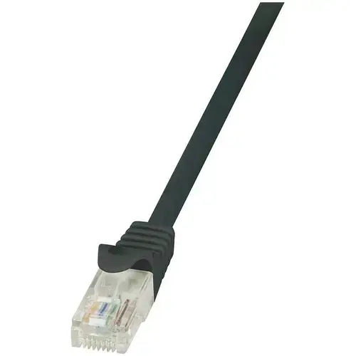 Cablu UTP LOGILINK Cat6, cupru-aluminiu, 5 m, negru, AWG24, CP2073U