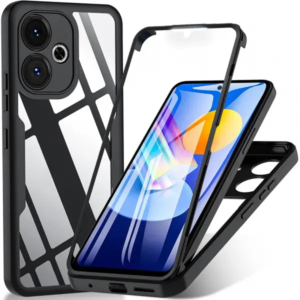 Husa pentru Xiaomi Poco M6 4G / Redmi 13, Techsuit, ColorVerse 360, Neagra