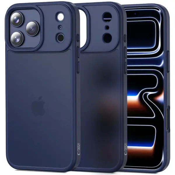 Husa pentru Apple iPhone 17 Pro, Tech-Protect, Magmat, Bleumarin Mata