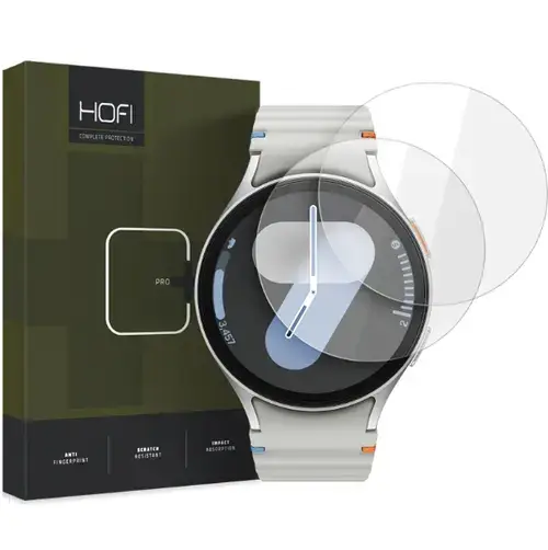 Set 2 bucati Folie Protectie HOFI Glass PRO+ pentru Samsung Galaxy Watch 7, Watch 6, Watch 5, Watch 4, 40mm, Sticla Securizata