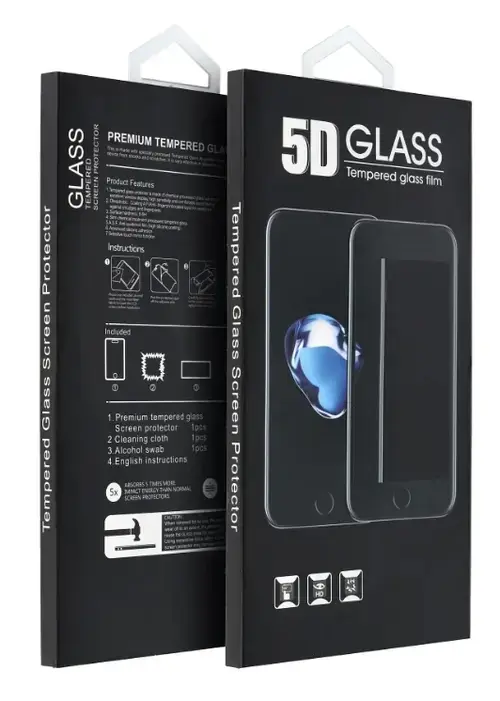Folie de protectie Ecran OEM pentru Samsung Galaxy S24 FE S721, Sticla Securizata, Full Glue, 5D, Neagra